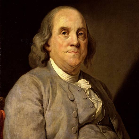 Portrait of Benjamin Franklin, by Duplessis