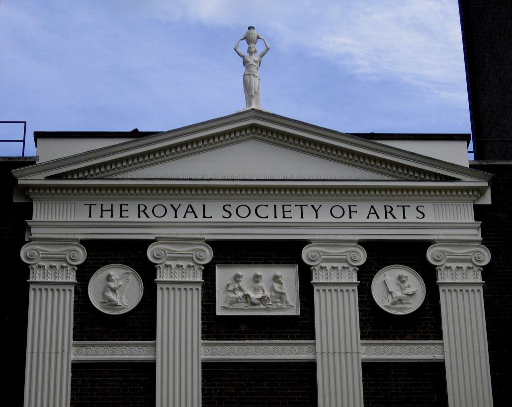 Front entrance to the Royal Society of Arts