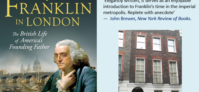 Book cover of Benjamin Franklin in London