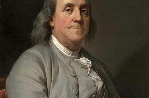 A portrait of Benjamin Franklin by Duplessis 1778