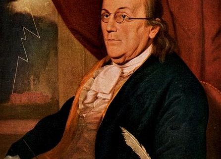 Portrait of Benjamin Franklin by Peale