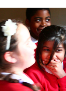 Children laughing